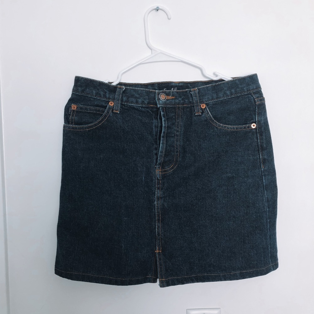 Denim Mini Skirt